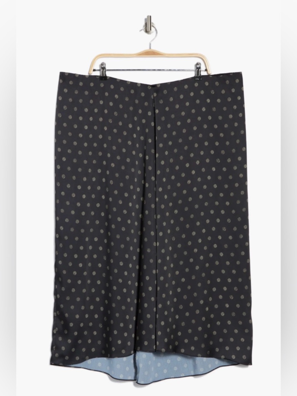 Vince Sun Dot Black Slip Skirt, Size 20W - NWT